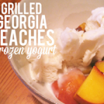 grilled, georgia peaches
